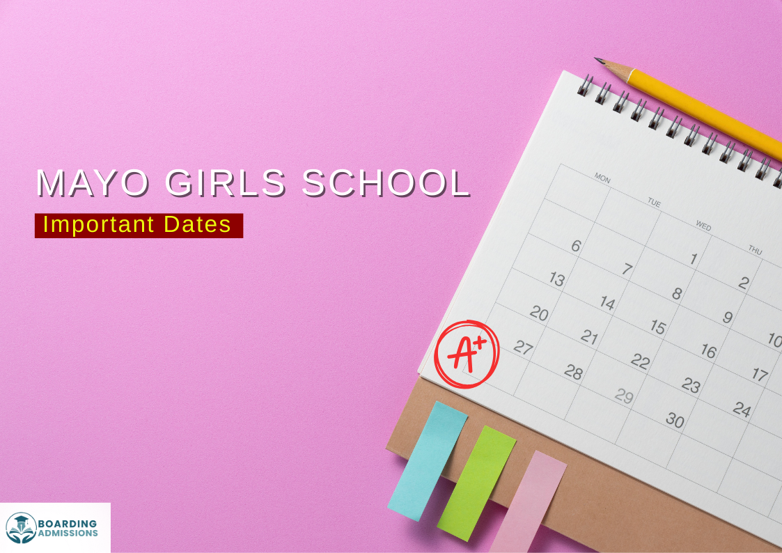 Mayo Girls School Important Dates for Entrance Exam