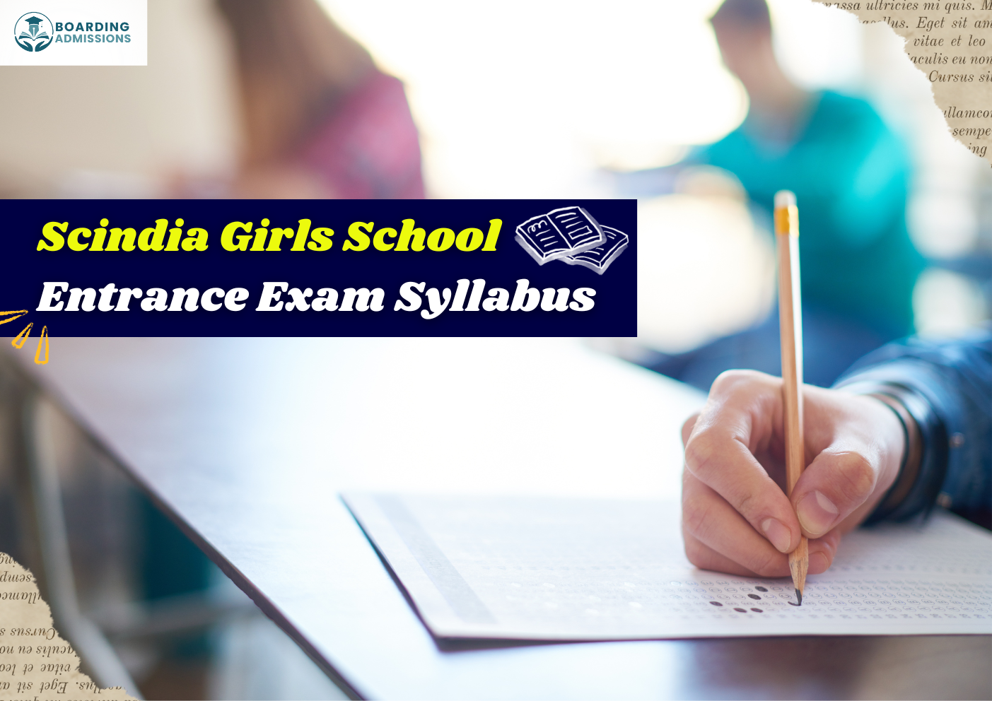 Scindia Girls Entrance Exam Syllabus