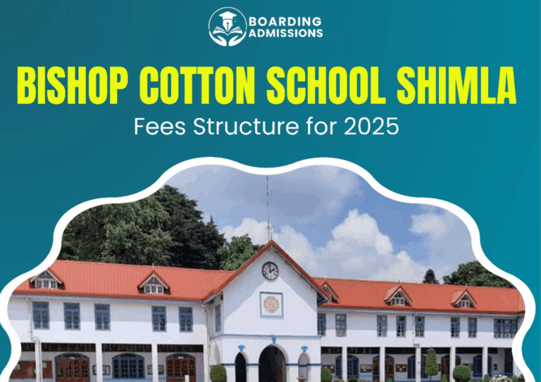Bishop Cotton School Shimla Fees Structure for 2025