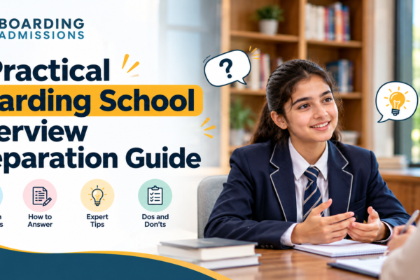 Boarding school interview preparation guide for students