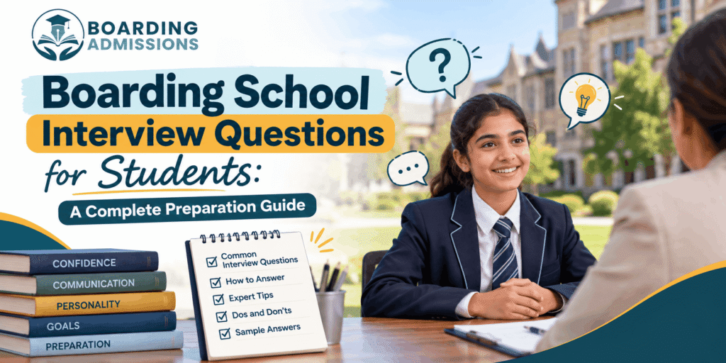 Boarding school interview questions for students preparation guide