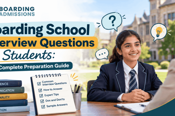 Boarding school interview questions for students preparation guide