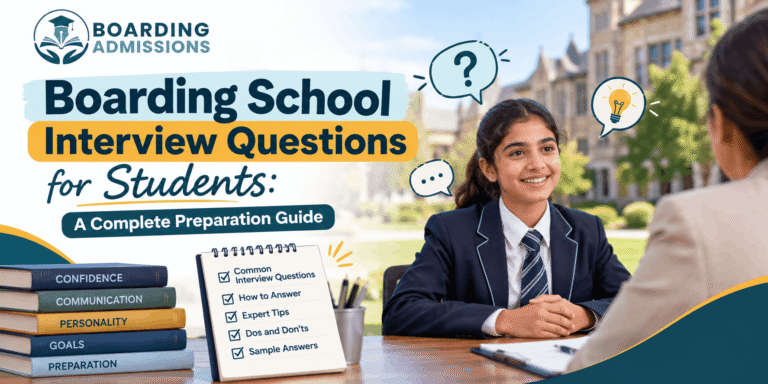 Boarding school interview questions for students preparation guide